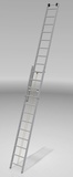 Two-section aluminum industrial rope-operated rung ladder NV5240 sku 5240212