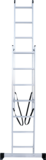 Лестница алюминиевая двухсекционная NV1220 артикул 1220207