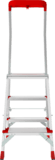 Anodised professional stepladder with 350×260 mm platform and tool tray NV3135A sku 3135103A