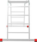 Multipurpose aluminum professional hinged rung ladder 650 mm width NV3322 sku 3322234