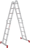 Multipurpose aluminum hinged rung ladder 340 mm width NV2320 sku 2320404