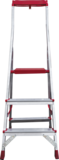 Aluminum professional stepladder with tool tray NV3115 sku 3115103