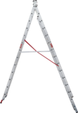 Three-section aluminum professional multipurpose ladder NV3230