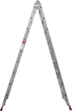 Aluminum two-section professional hinged rung ladder NV3310 sku 3310209