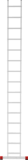 Лестница алюминиевая односекционная приставная NV 2210 артикул 2210115