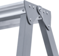 Steel double-sided stepladder NV1160