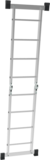 Алюминиевая двухсекционная шарнирная лестница с перекладинами, ширина 400 мм NV1317
