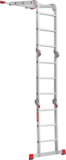 Профессиональная алюминиевая лестница-трансформер, ширина 400 мм NV3320 артикул 3320403