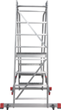 Лестница передвижная складная с площадкой NV 8000055