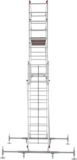 Профессиональная телескопическая передвижная тросовая вышка-тура с рабочей высотой до 5,9 м NV 3480