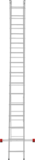 Two-section aluminium multipurpose ladder NV2220 sku 2220215