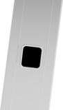 Лестница алюминиевая односекционная приставная NV 2210