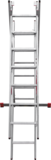 Three-section aluminum professional multipurpose ladder NV3230 sku 3230307