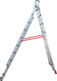 Three-section aluminum industrial multipurpose ladder NV5230 sku 5230308