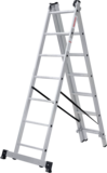 Three-section aluminum multipurpose ladder NV1230 sku 1230307