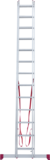 Two-section aluminium multipurpose ladder NV2220 sku 2220213