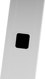 Лестница алюминиевая односекционная приставная NV 2210 артикул 2210122