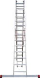 Three-section aluminum industrial multipurpose ladder NV5230 sku 5230315