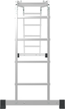 Лестница-трансформер алюминиевая, ширина 400 мм NV1322 артикул 1322404