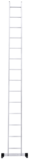 Single-section aluminium leaning ladder NV1210 sku 1210114