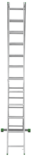 Two-section aluminium multipurpose ladder NV2220 sku 2220212