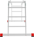 Multipurpose aluminum professional hinged rung ladder 500 mm width NV3321