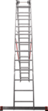 Three-section aluminum industrial multipurpose ladder NV5230 sku 5230312