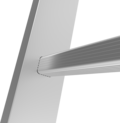 Алюминиевая четырёхсекционная шарнирная лестница-транформер с помостом, ширина 400 мм NV 1332