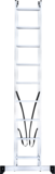 Лестница алюминиевая двухсекционная NV1220 артикул 1220209