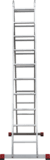 Профессиональная алюминиевая двухсекционная шарнирная лестница NV3310 артикул 3310210