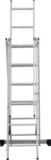Three-section aluminum multipurpose ladder NV1230 sku 1230306