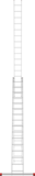 Three-section aluminum multipurpose ladder NV2230 sku 2230316