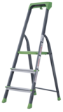Steel stepladder with aluminum steps and tool tray NV2135 sku 2135103