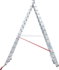 Индустриальная алюминиевая трехсекционная лестница NV5230 артикул 5230315