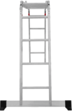 Aluminum multipurpose hinged ladder with one traverse, 340 mm width NV1329 sku 1329404