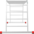 Профессиональная алюминиевая шарнирная лестница-трансформер, ширина 800 мм NV 3323 артикул 3323404