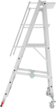Индустриальная передвижная складная лестница-стремянка с платформой NV 5540 артикул 5540105