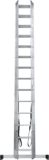 Three-section aluminum multipurpose ladder NV1230 sku 1230314
