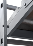 Folding mobile ladder with platform NV 8000043