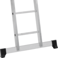 Aluminum multipurpose hinged ladder with one traverse, 340 mm width NV1329 sku 1329234