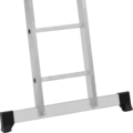 Aluminum multipurpose hinged ladder with one traverse, 340 mm width NV1329 sku 1329402