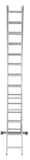 Two-section aluminium multipurpose ladder NV2220 sku 2220213