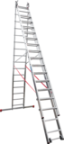 Индустриальная алюминиевая трехсекционная лестница NV5230 артикул 5230316