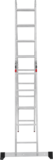 Лестница-трансформер алюминиевая с одной траверсой, ширина 340 мм NV1329 артикул 1329245