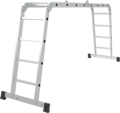 Aluminum multipurpose hinged ladder 400 mm width NV1322 sku 1322404