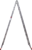 Aluminum two-section professional hinged rung ladder NV3310 sku 3310210