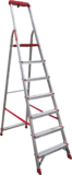 Aluminum professional stepladder with tool tray NV3115 sku 3115107