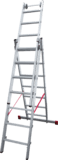 Индустриальная алюминиевая трехсекционная лестница NV5230 артикул 5230307