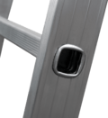 Профессиональная алюминиевая двухсекционная шарнирная лестница NV3310 артикул 3310204