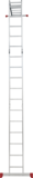 Лестница-трансформер алюминиевая, ширина 340 мм NV2320 артикул 2320256